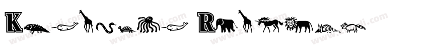 Kingston Regular字体转换